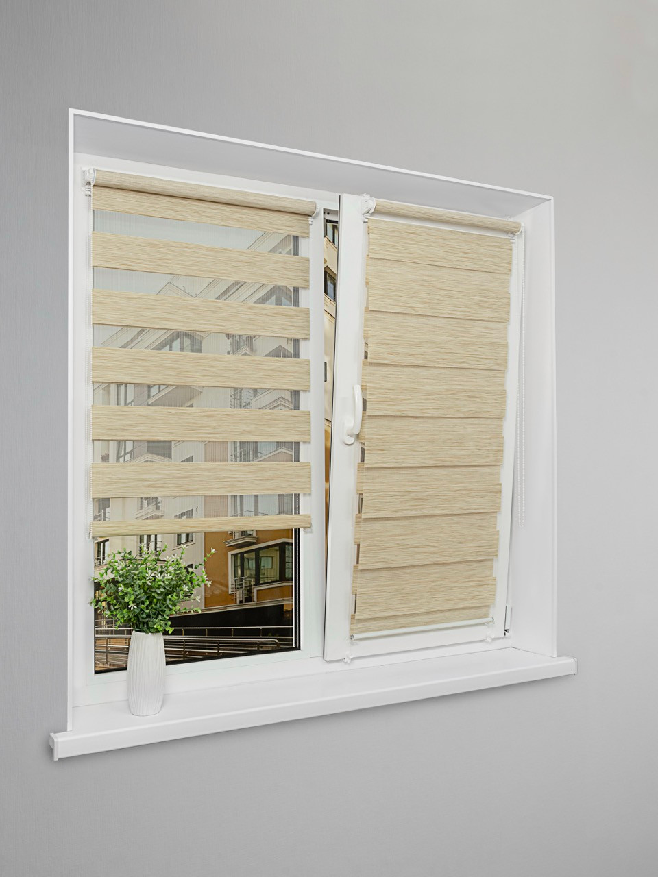 Рулонная штора Lm Decor Винтаж ДН LB 50-02 130x170 (бежевый)