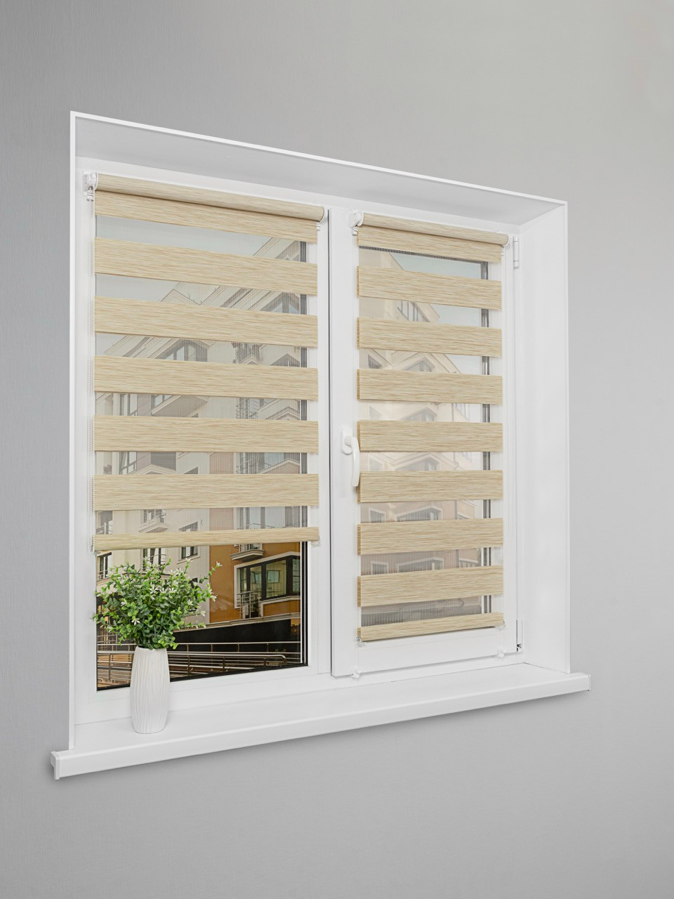 Рулонная штора Lm Decor Винтаж ДН LB 50-02 67x160 (бежевый) — фото 2