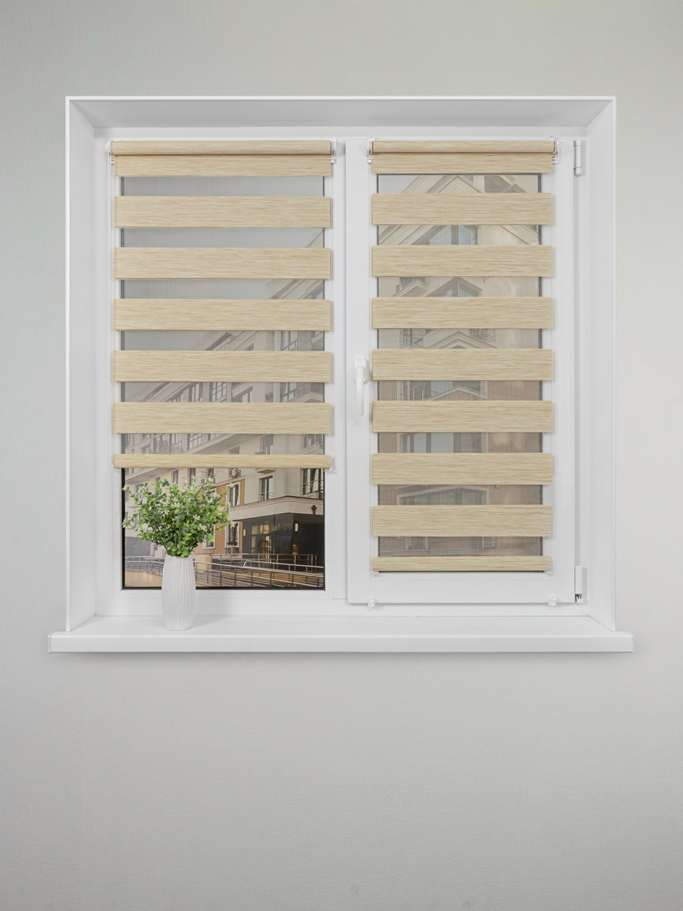 Рулонная штора Lm Decor Винтаж ДН LB 50-02 90x160 (бежевый) — фото 5