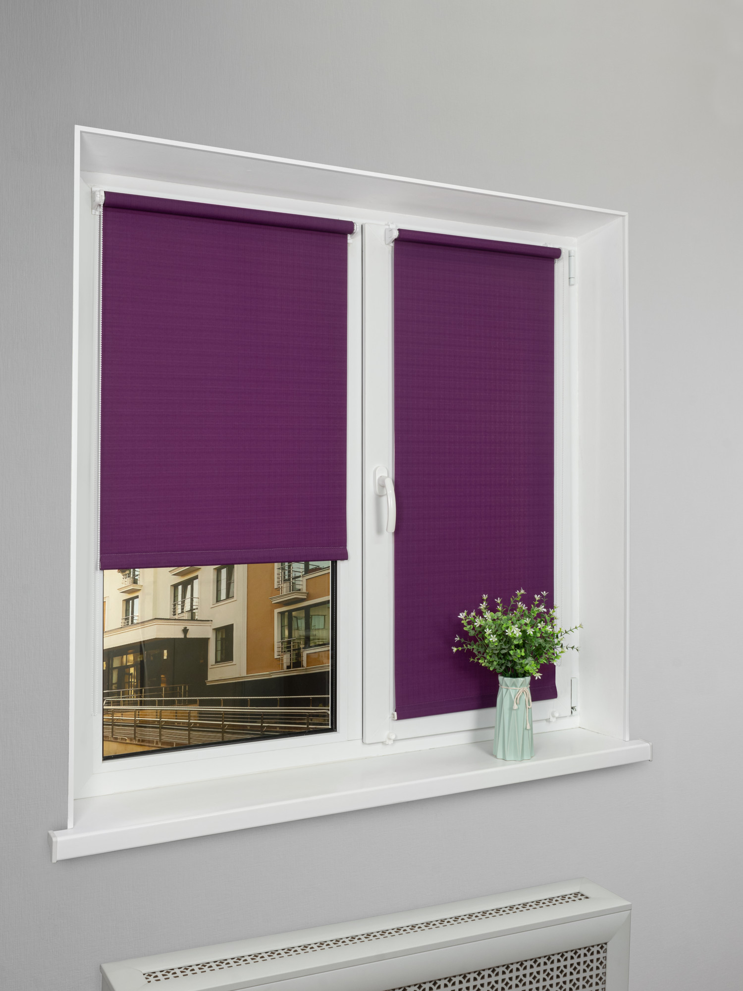 Рулонная штора Lm Decor Лайт LM 30-06G 57x160 (фиолетовый) — фото 2