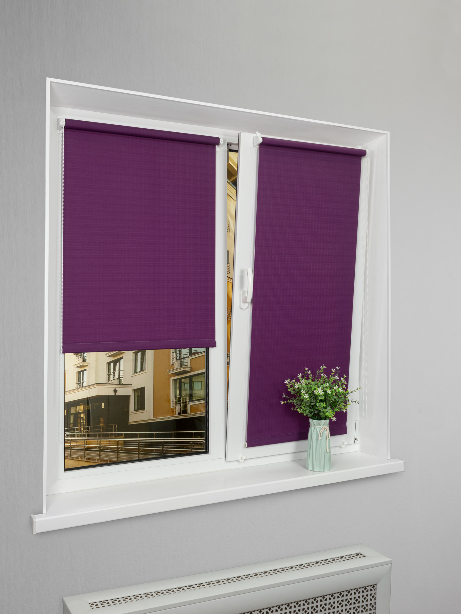 Рулонная штора Lm Decor Лайт LM 30-06G 85x160 (фиолетовый)