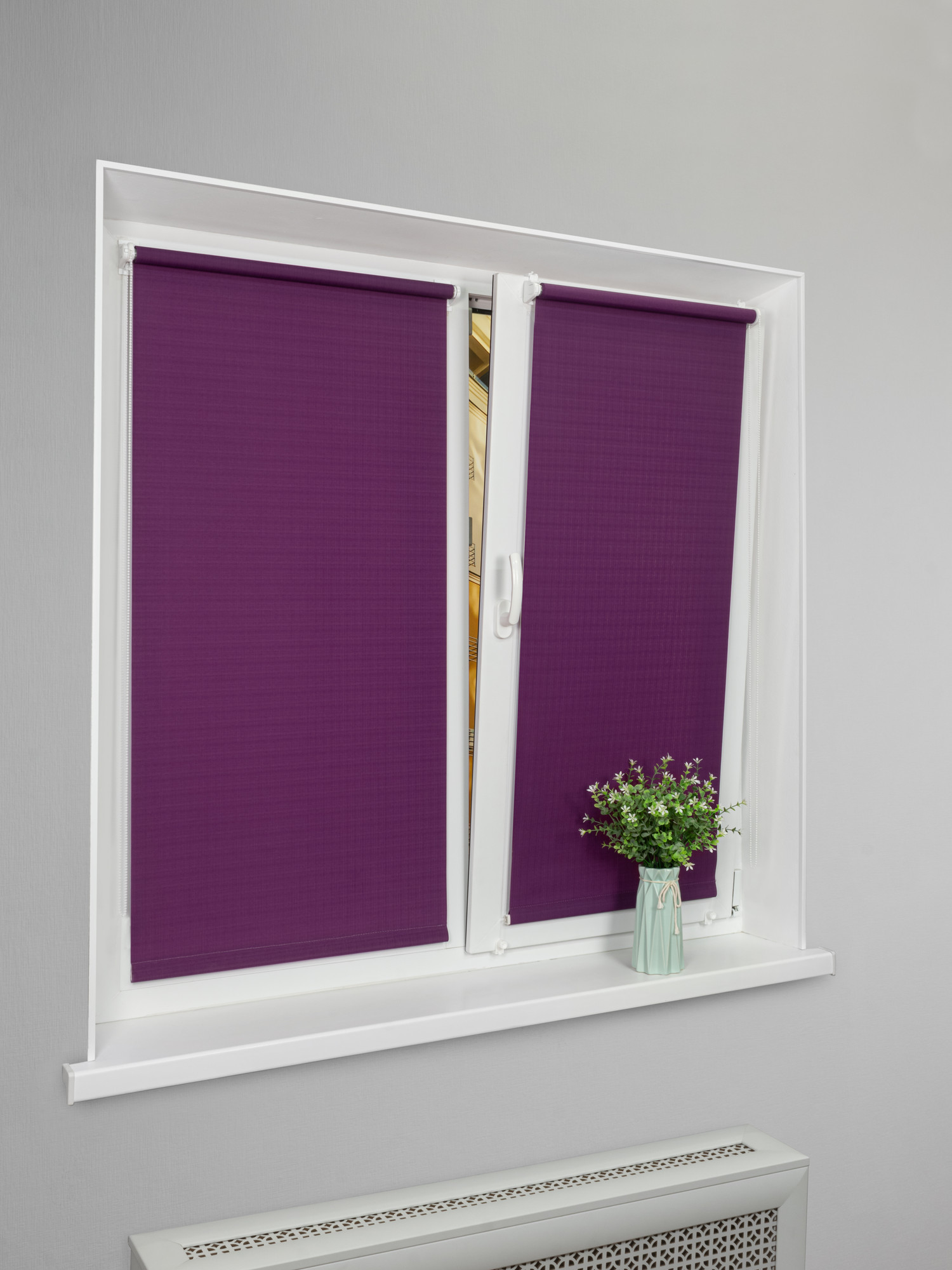 Рулонная штора Lm Decor Лайт LM 30-06G 90x160 (фиолетовый) — фото 4