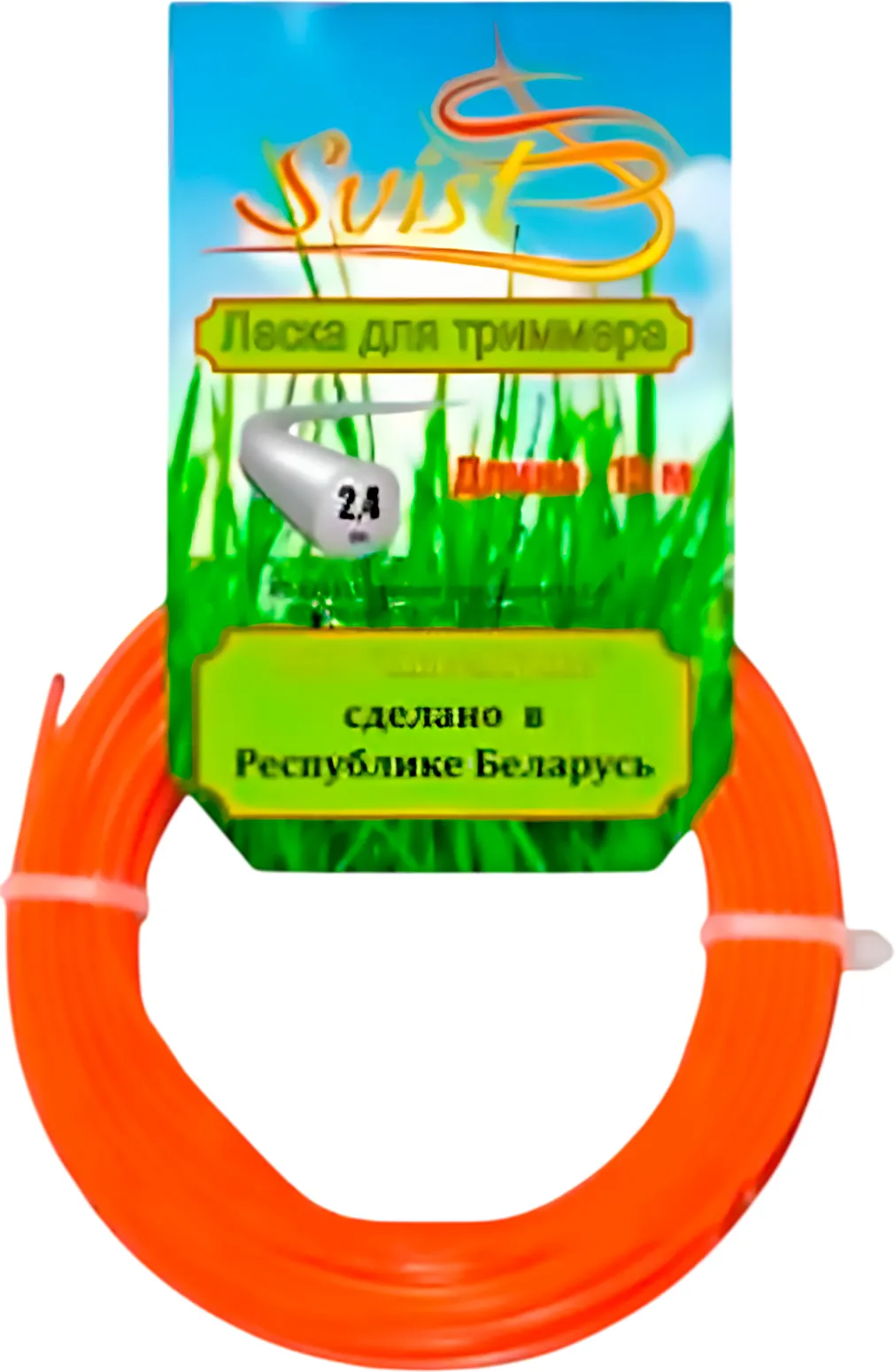 Леска для триммера Svist ЛТ-024015 2.4мм (15м, круг)