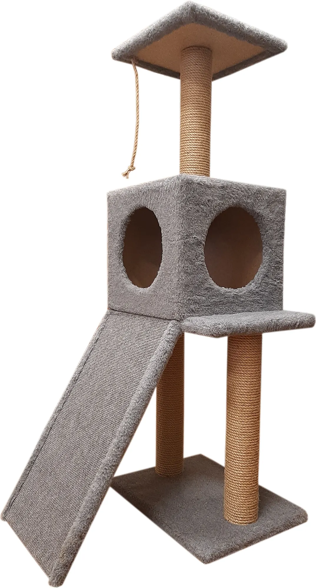 Комплекс для кошек Cat House Альфа 1.10 (джут серый)