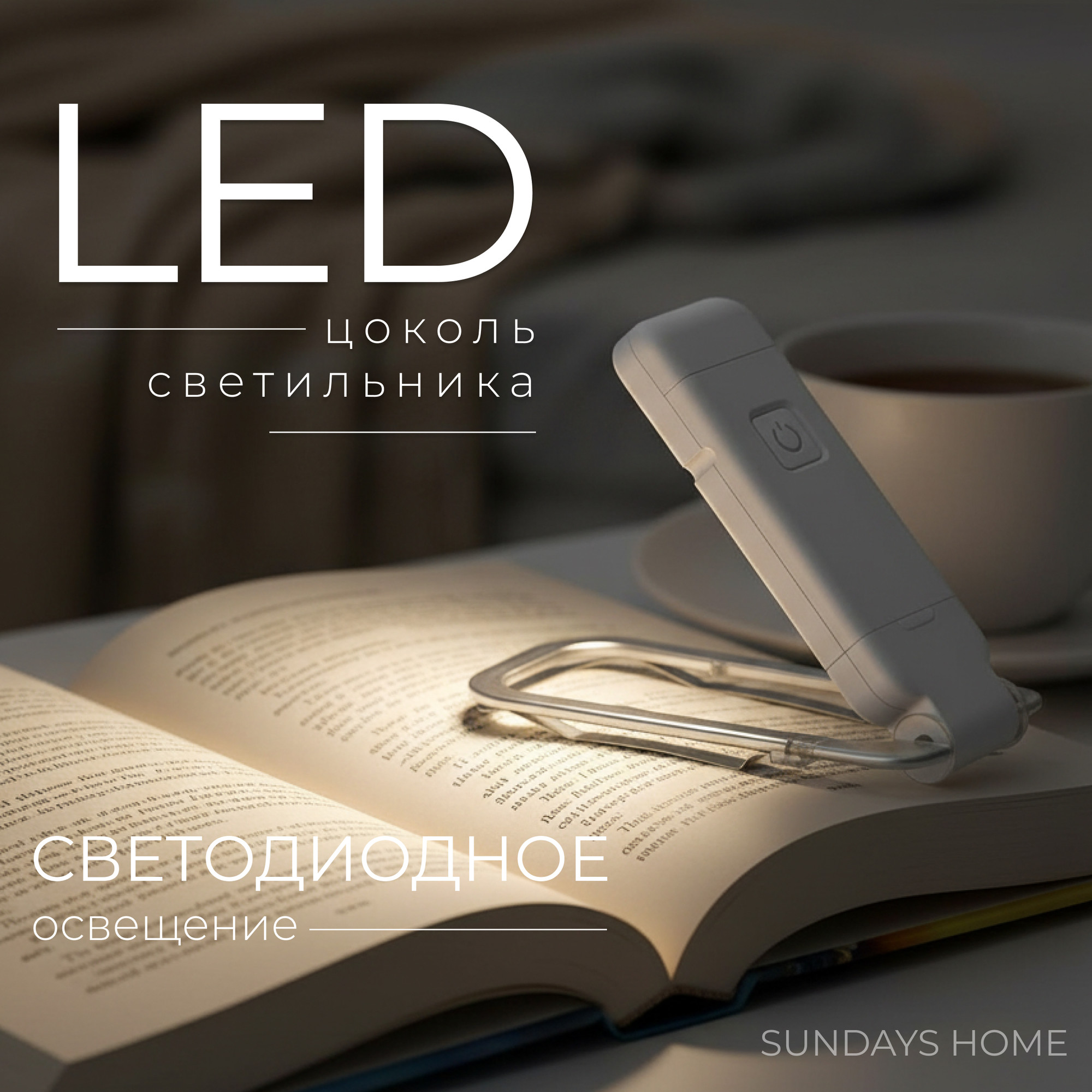 Лампа для чтения Sundays Home LED P25032101