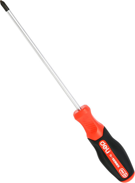 Отвертка Deli RS EDL3457 (PH1x100мм, черный/красный)