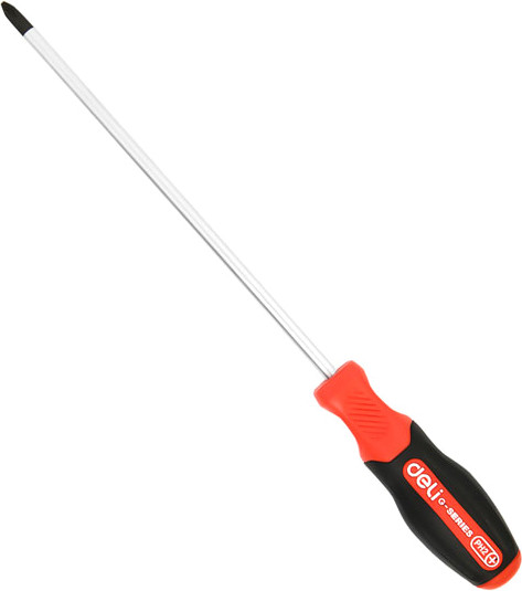 Отвертка Deli RS EDL3463 (PH2x200мм, черный/красный)