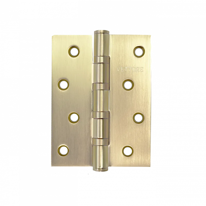 Петля дверная Vettore 100x75x2.5-4BB SSG (cатинированное золото)