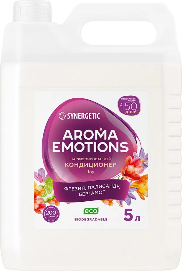 Кондиционер для белья Synergetic Aroma Emotions Радость (5л) — фото 2