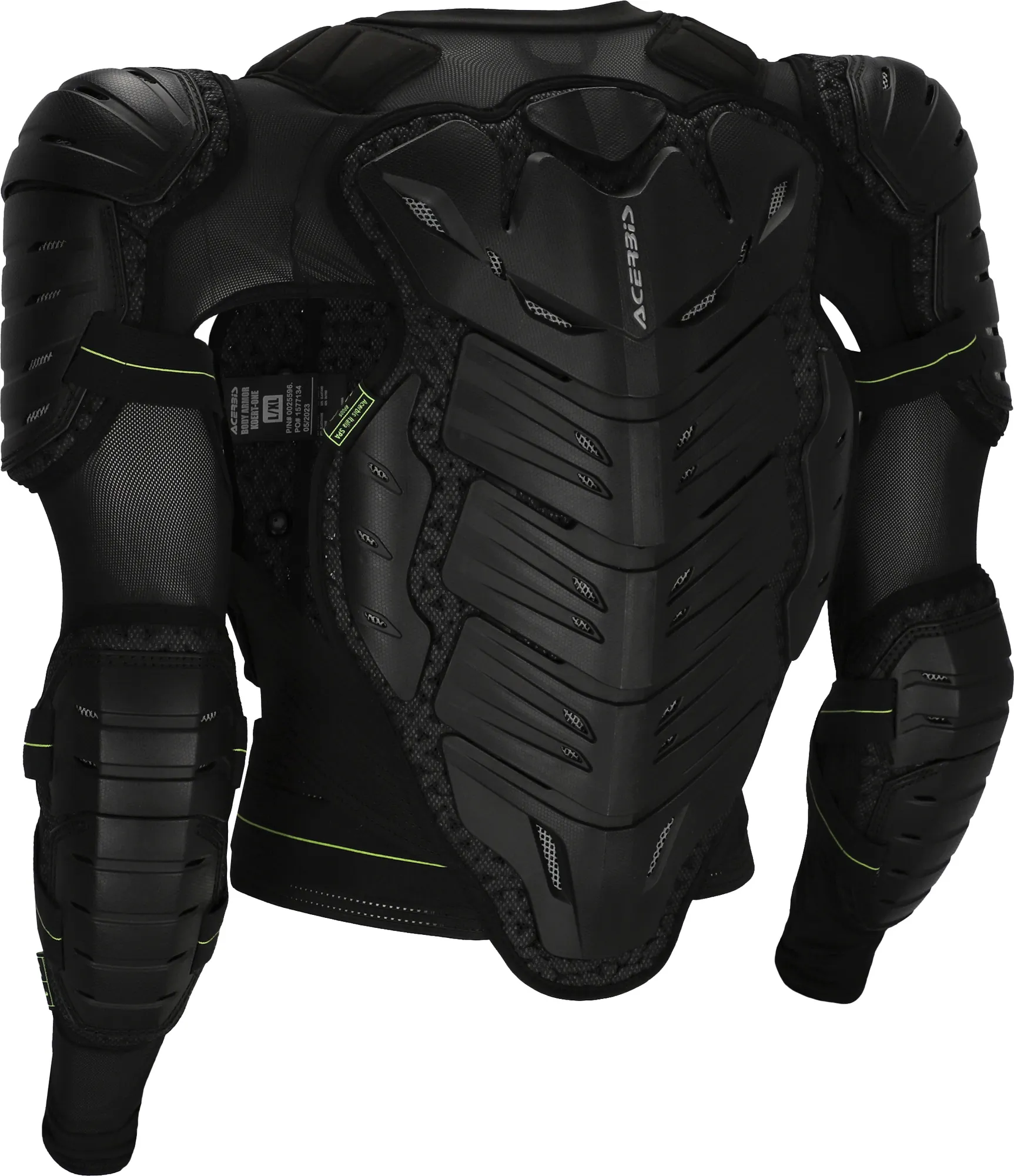 Моточерепаха Acerbis Koert-One 0025596.318.063 (S/M, черный/желтый)