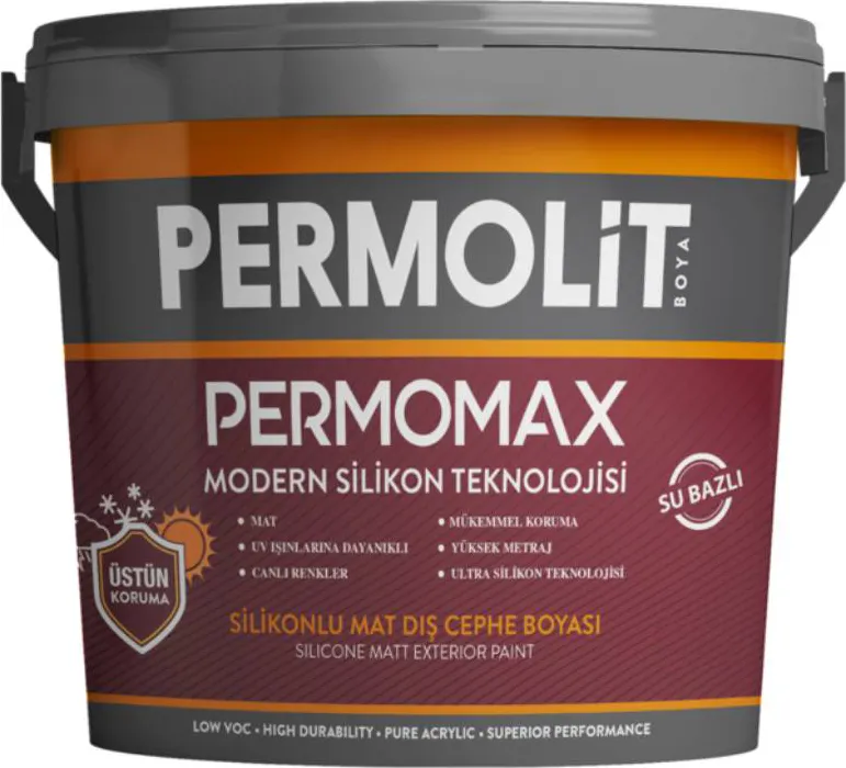 Краска PERMOLIT Permomax Силиконовая фасадная База 1 (2.5л)