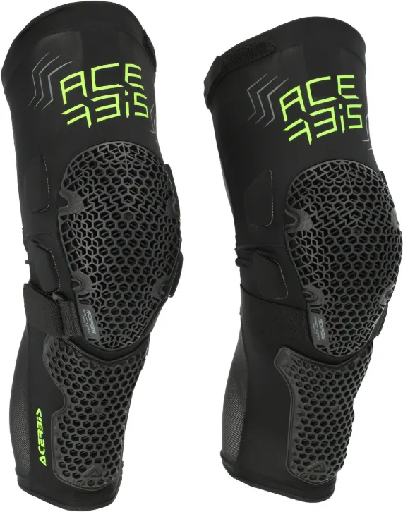 Мотонаколенники Acerbis MTB Korry 0024865.318.063 (S/M, черный/желтый)