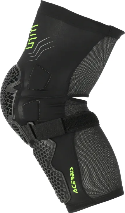 Мотонаколенники Acerbis MTB Korry 0024865.318.063 (S/M, черный/желтый) — фото 5