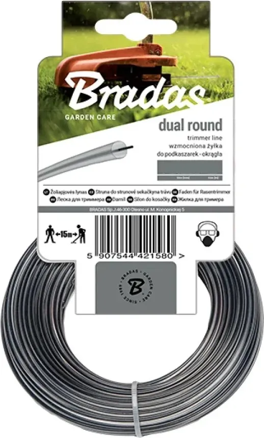 Леска для триммера Bradas Ripper Dual / ZRO24050K (круг)