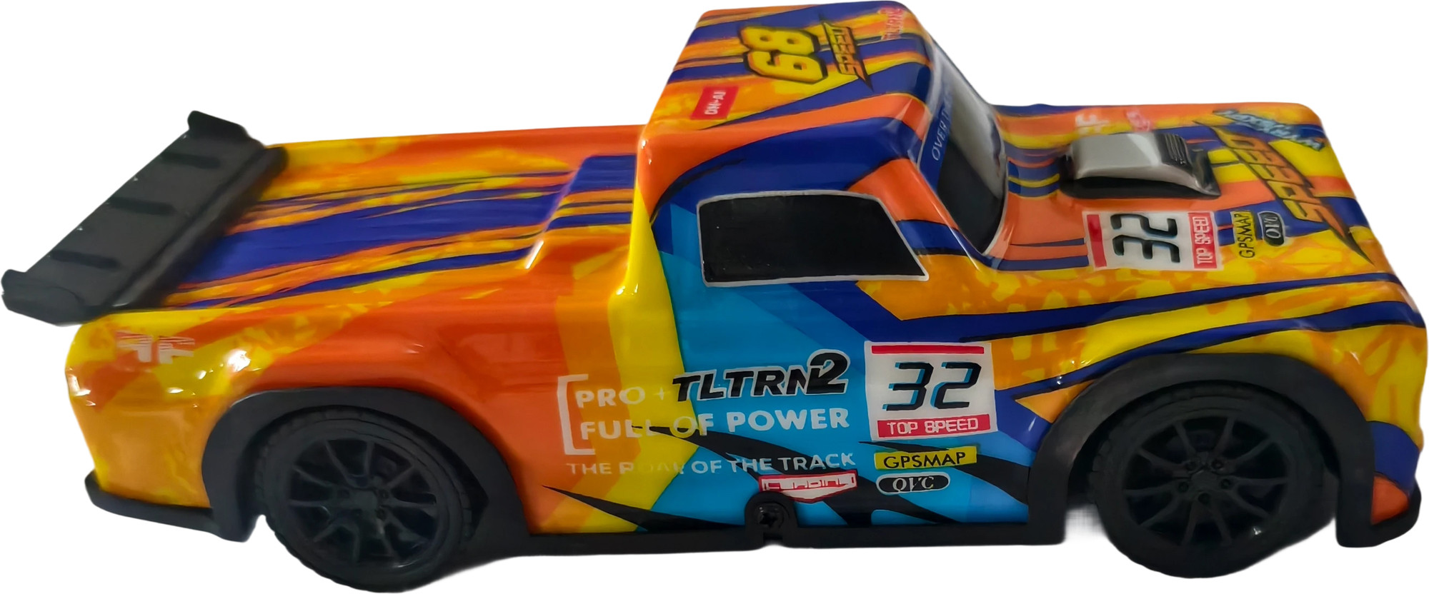 Игрушка на пульте управления Labalu PVC освещенный RC гоночный 4-канальный (голубой) — фото 2