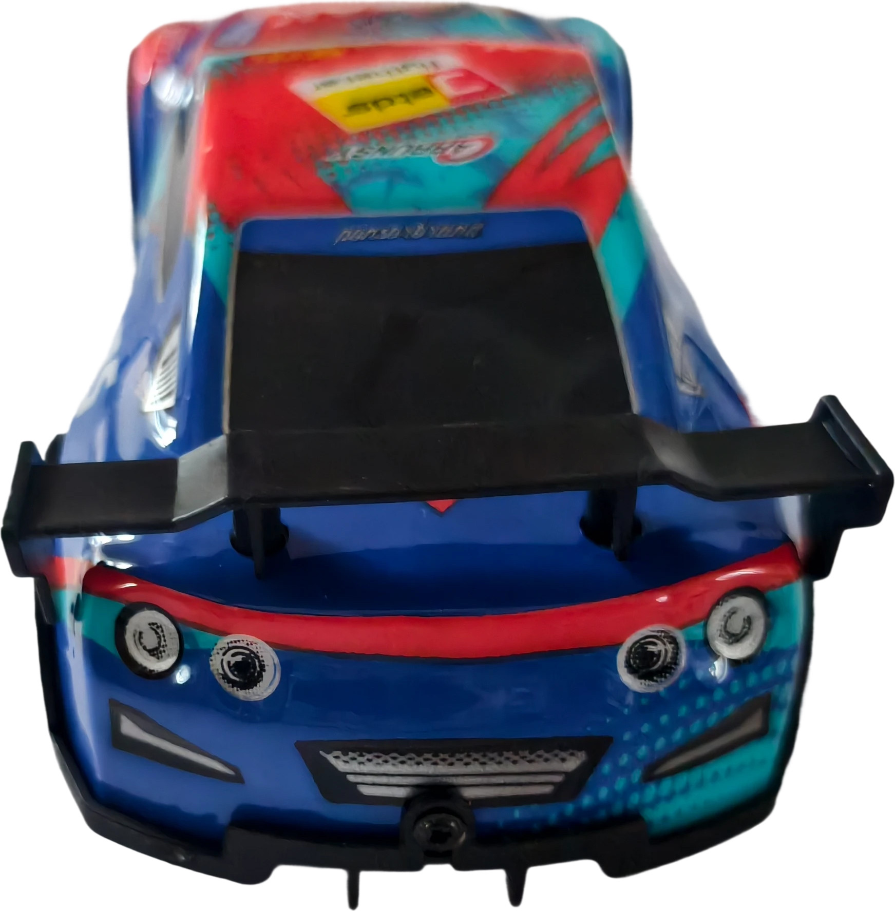 Игрушка на пульте управления Labalu PVC освещенный RC гоночный 4-канальный (бирюзовый) — фото 4