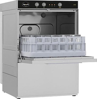 Машина стаканомоечная Apach AF400 (фронтальная)