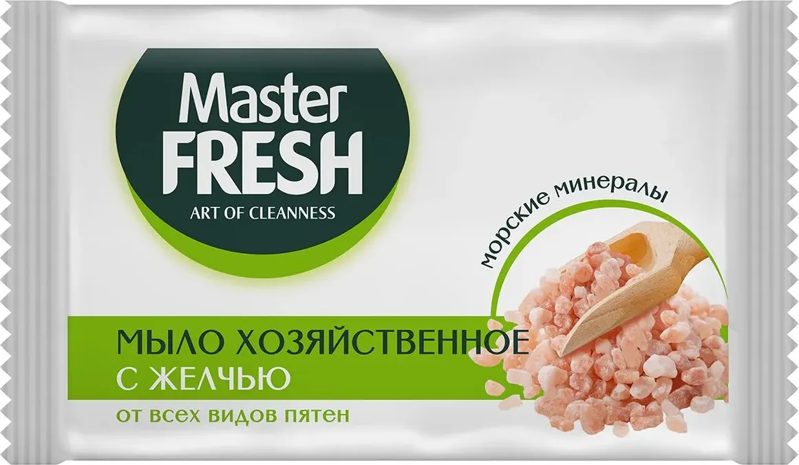 Мыло хозяйственное Master Fresh с желчью от всех видов пятен (90г)