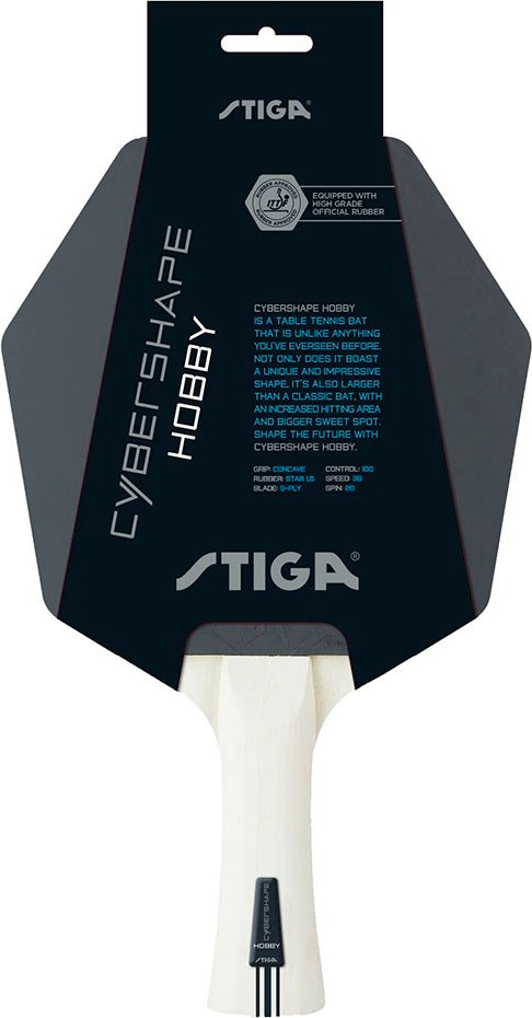 Ракетка для настольного тенниса STIGA Cybershape 1-star / 1211-0906-35 (concave)