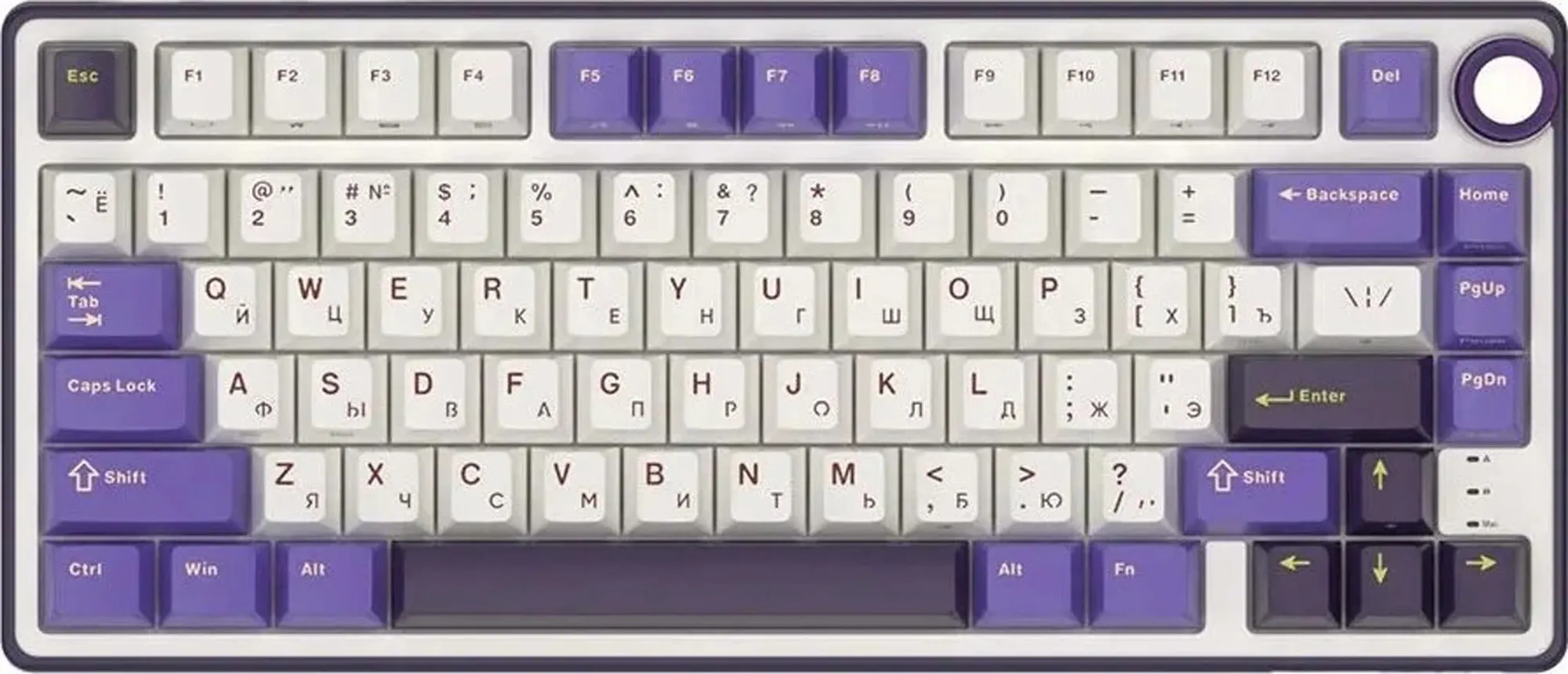 Клавиатура Royal Kludge R75 (Brown Switch/Blackberry)