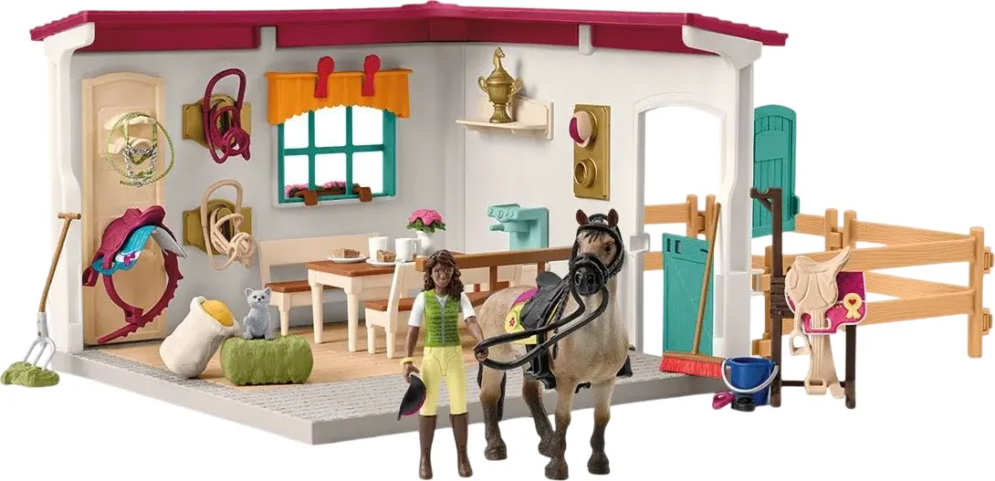 Игровой набор Schleich Для ухода за лошадьми во время турнира / 42591