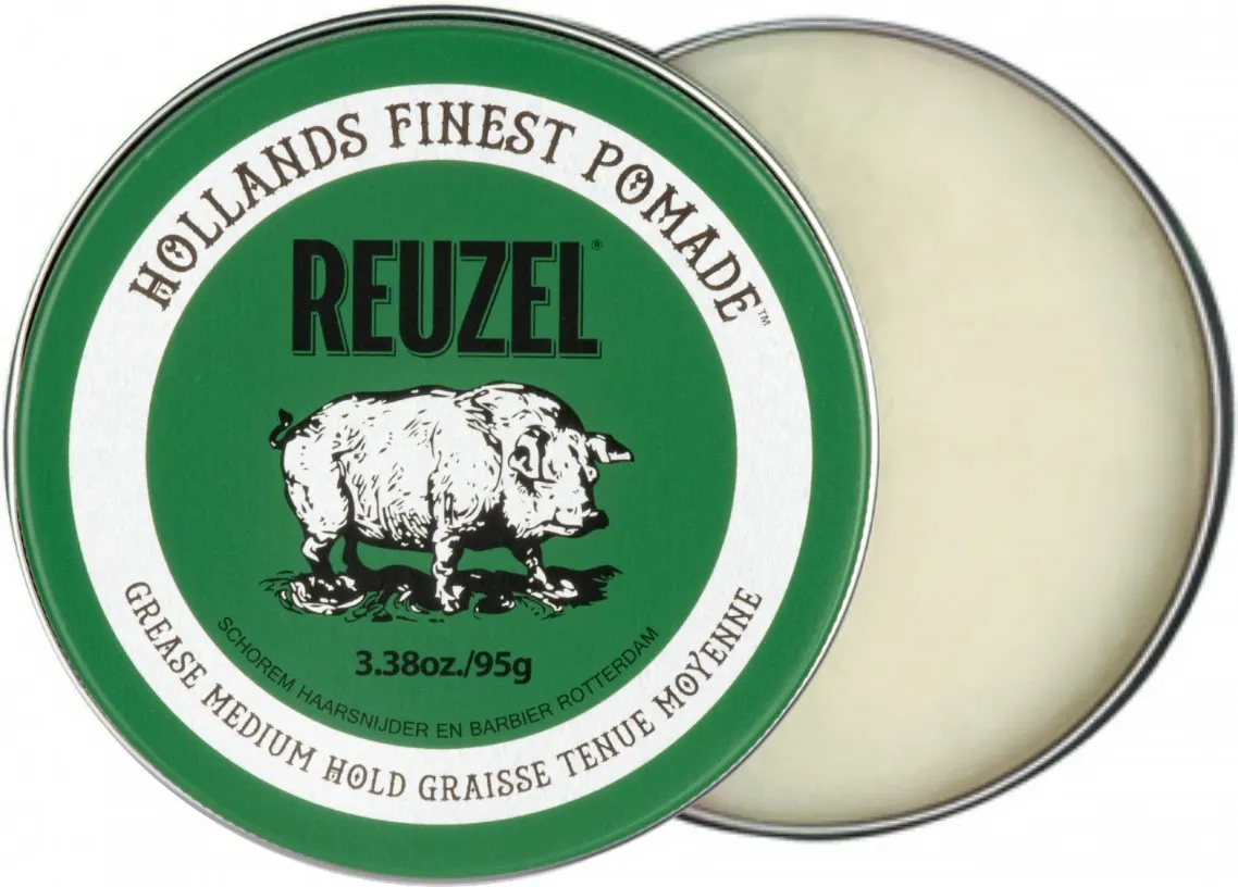Помада для укладки волос Reuzel Grease Medium Hold (95г)