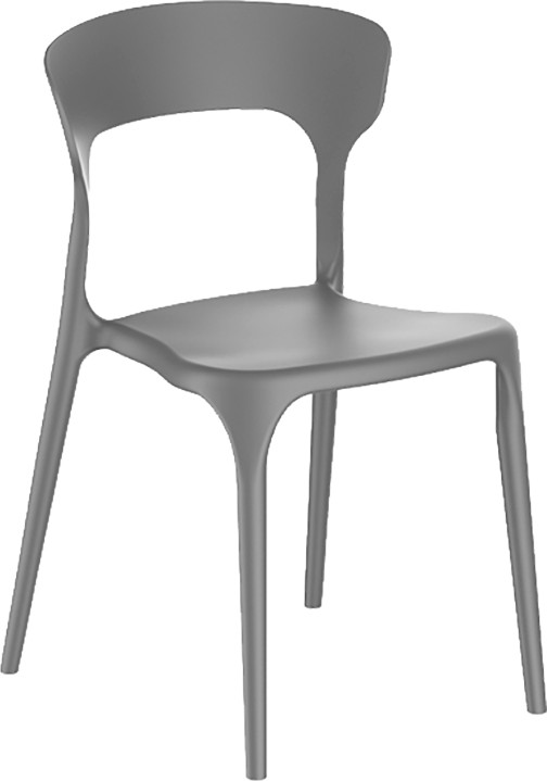 Стул пластиковый GreenTerra Enova Lite (серый new)