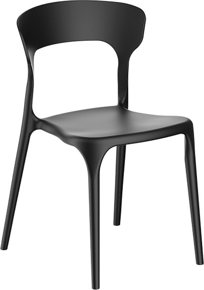 Стул пластиковый GreenTerra Enova Lite (черный)
