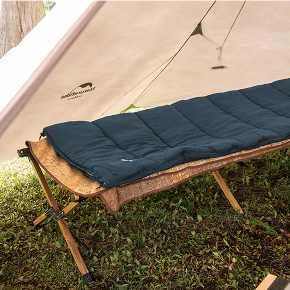 Спальный мешок Naturehike F150 NH22MSD05 (темно-голубой, левый) — фото 3