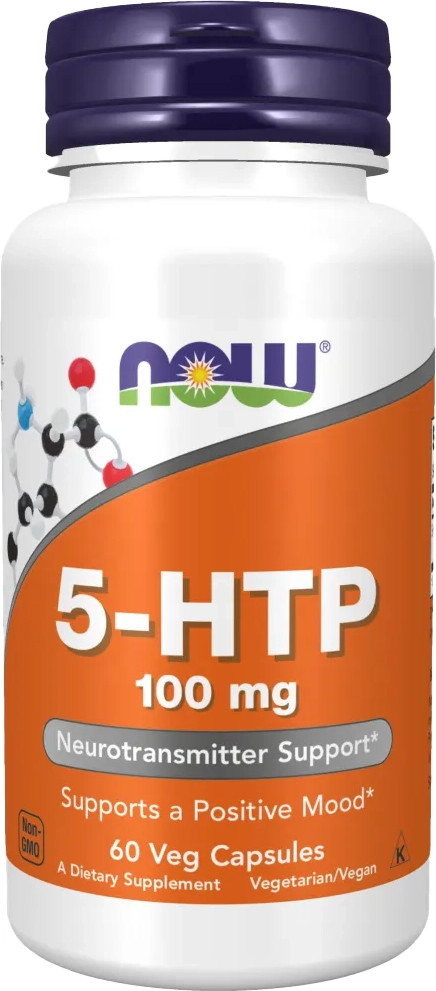 Аминокислота 5-HTP NOW 100мг (60 капсул)