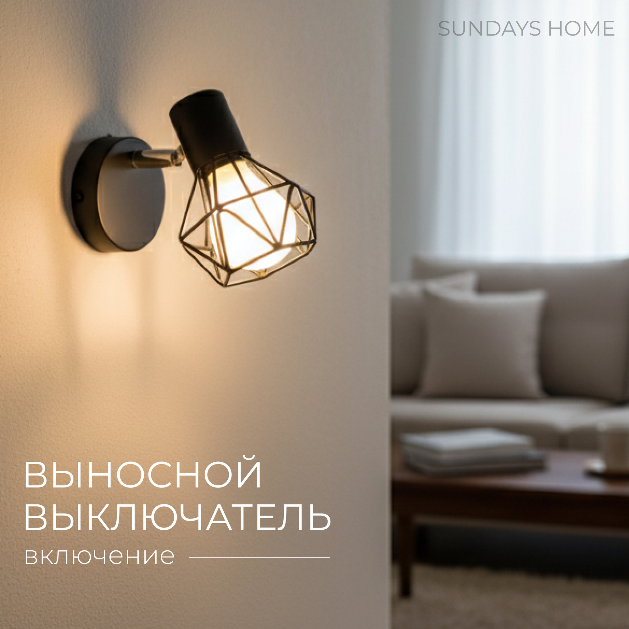 Спот Sundays Home SM-250202 (черный) — фото 2