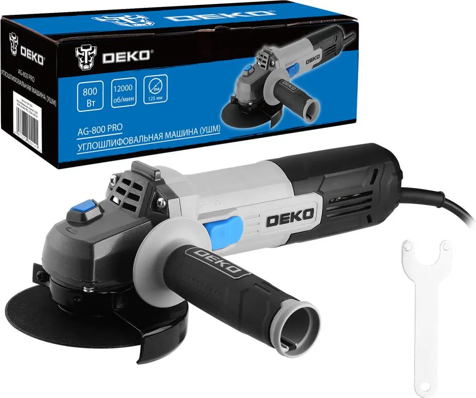 Угловая шлифовальная машина Deko AG-800 Pro / 081-1024