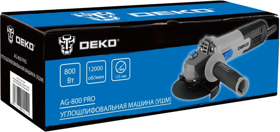 Угловая шлифовальная машина Deko AG-800 Pro / 081-1024 — фото 5
