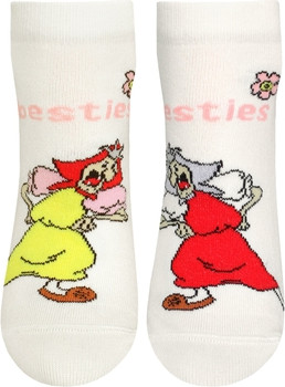 Носки Брестские Союзмультфильм 1162 рис. 773 (р.23, молочный)