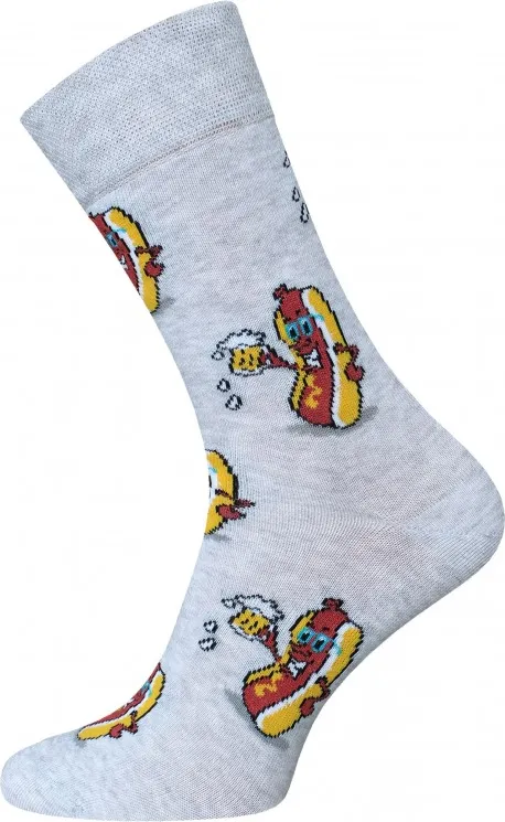 Носки Брестские Funny 2127 рис. 575 (р.29, светло-серый меланж)