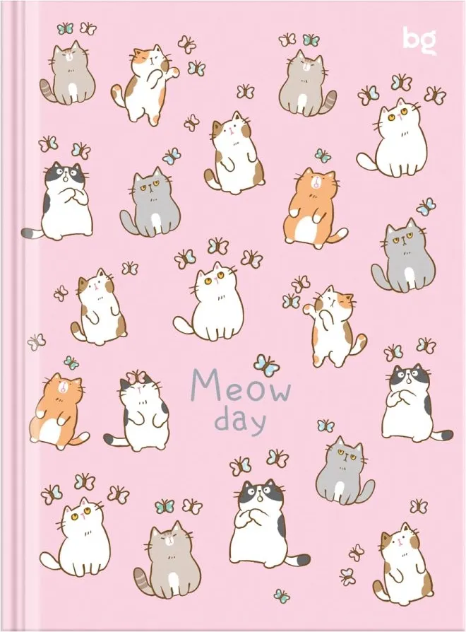 Записная книжка BG Meow Day / ББ6т80_лг 62658 (80л)