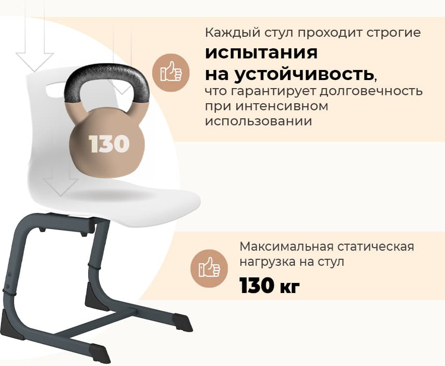 Сиденье для стула Sheffilton SHT-ST58/5-7 (бежевый) — фото 3