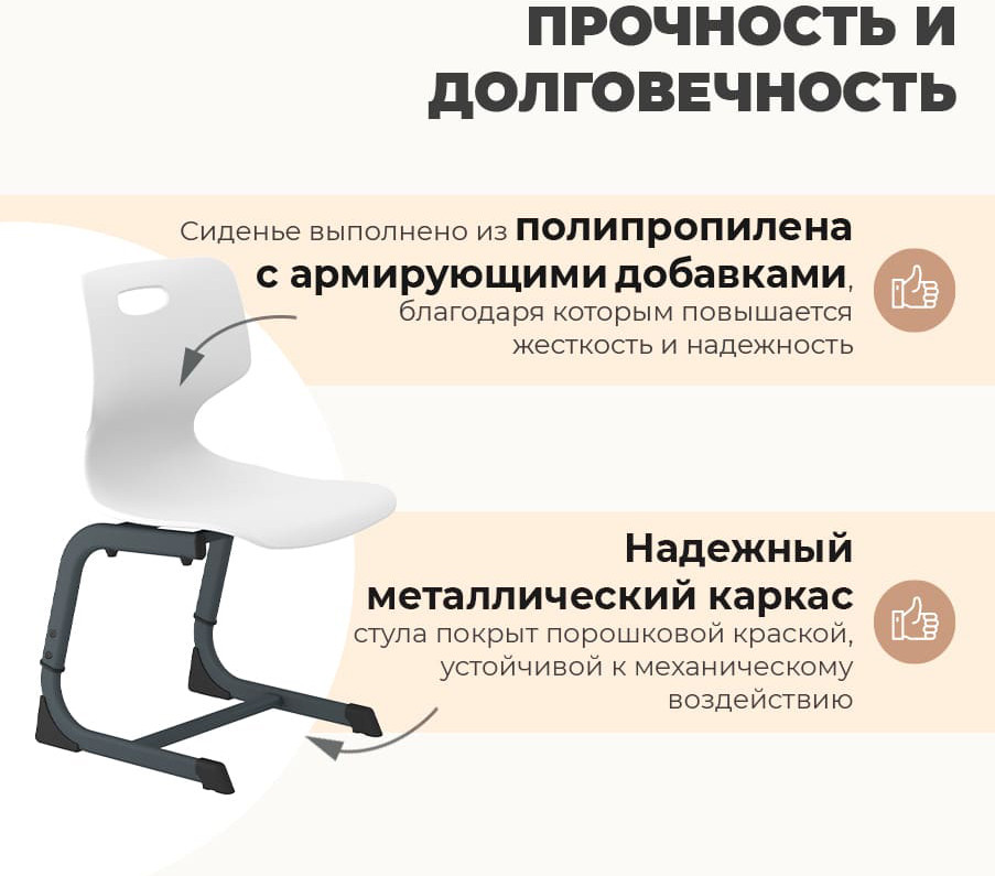 Сиденье для стула Sheffilton SHT-ST58/5-7 (бежевый) — фото 4