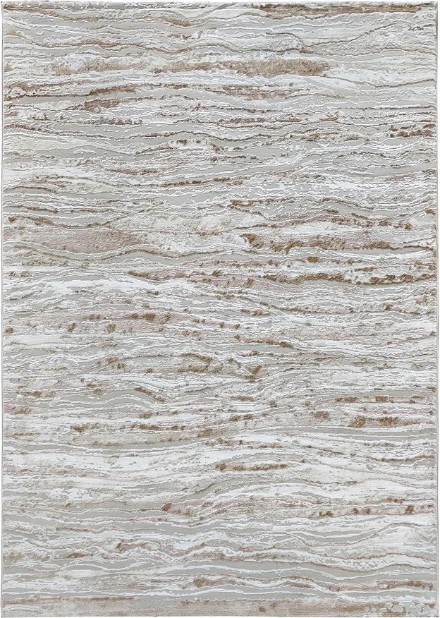 Коврик Safyun Victoria HL617-CREAM-D.BEIGE (0.8x1.5)