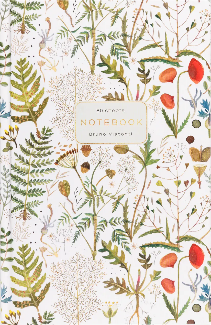 Блокнот Альт Flora. Луговые травы / 3-80-072/45 (80л, клетка)