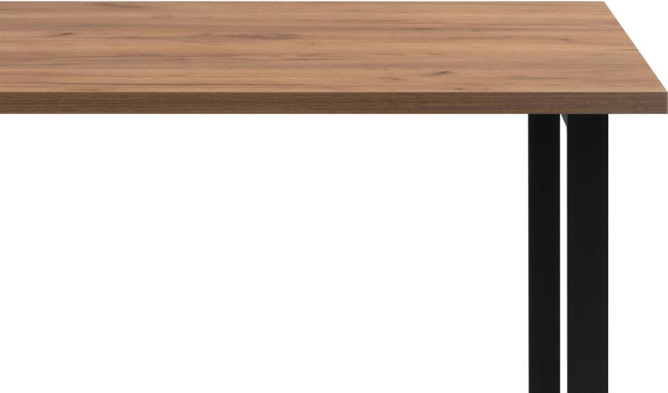 Обеденный стол Notta Лиман 117х77 / 615151 (дуб крафт золотой/черный матовый) — фото 4