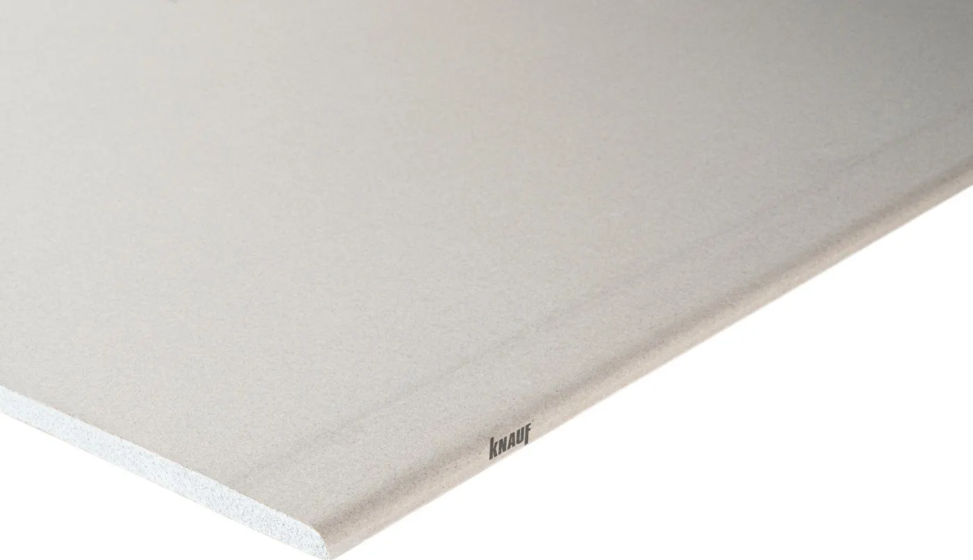 Гипсокартон крупноформатный Knauf А стандартный 12.5x1200x3000