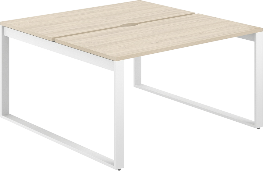 Комплект письменных столов Norden 120х143.8х75 / AG.134.AR.V.72.WH (белый/акация равелло)