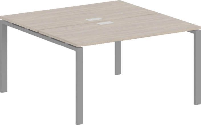 Комплект письменных столов Norden 120х163.8х75 / SG.247.OD.63.AN (антрацит/дуб темный)