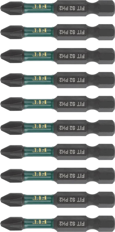 Набор бит FIT 50мм PH2 Профи / 57485 (10шт)