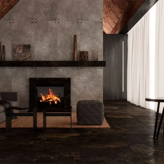 Плитка Lux Ceramics RC Dakar Dark Silver (600x1200) — фото 2