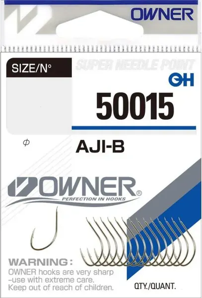 Набор крючков рыболовных Owner Aji B gold №7 / 50015-07 (14шт)