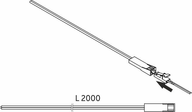 Шнур соединительный для светодиодной ленты AKS 92 640 (2м) — фото 2
