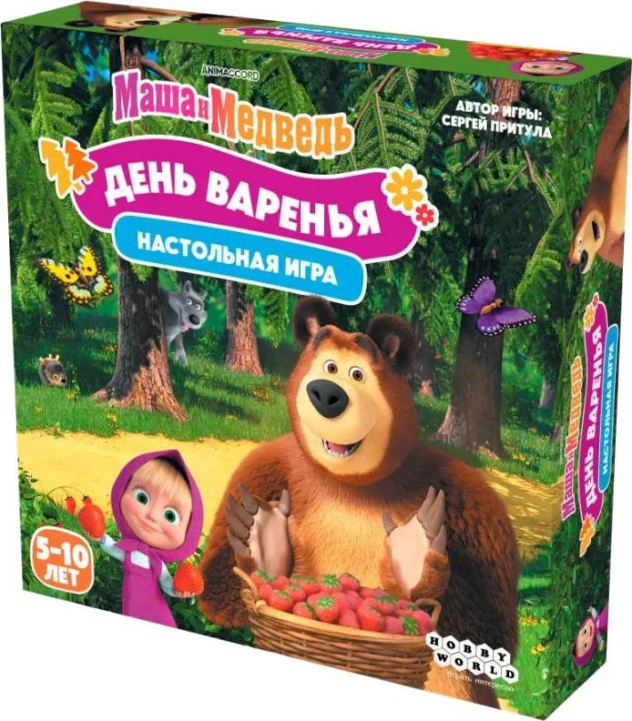 Настольная игра Мир Хобби Маша и Медведь. День варенья / 952110
