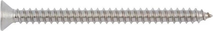 Саморез Starfix Острый Потайная головка 5.5х50 DIN 7982 / SM-52816-200 (200шт, нержавеющая сталь А2)